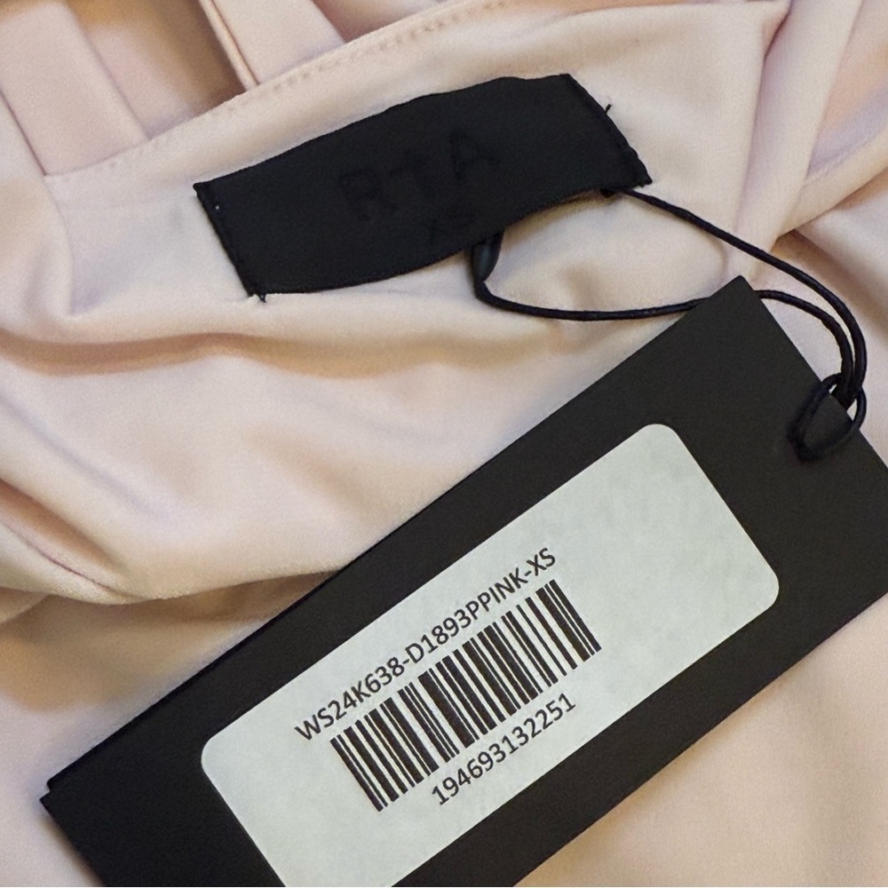 NWT RtA Alyse  Sleeveless Mini Dress in Festive Pink Sz XS - Picture 8 of 8